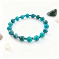 Apatit ve Hematit Doğal Taş Takı Seti - İletişim Gücü ve Topraklayıcı Enerji